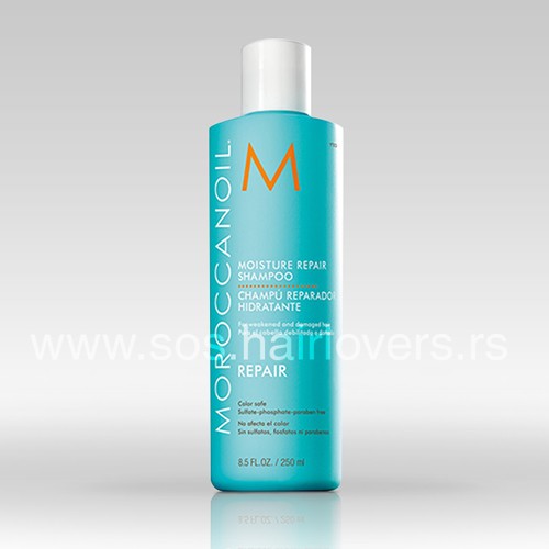 MOROCCANOIL MOISTURE REPAIR Šampon za oštećenu ili hemijski tretiranu kosu