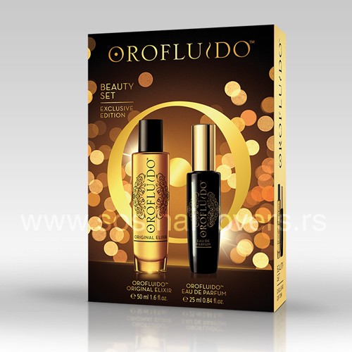 Orofluido CHRISTMAS PACK-Praznično pakovanje eliksir za kosu i parfem
