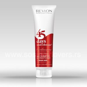 Revlonissimo 45 days BRAVE REDS-2 u 1 šampon i regenerator za farbanu kosu