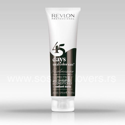 Revlonissimo 45 days RADIANT DARKS-2 u 1 šampon i regenerator za farbanu kosu