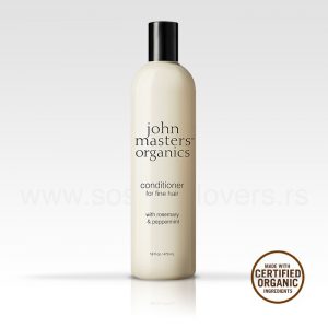 John Masters Organics Rosemary and Peppermint kondicioner za tanku normalnu kosu od ruzmarina i peperminta