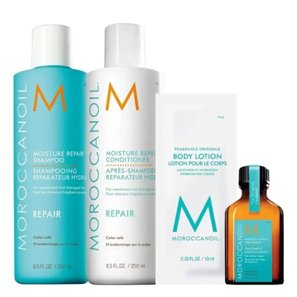 Moroccanoil Spring Set Color Sh.250+Cond.250+Oil 25 + Body Lotion Originale 10ml