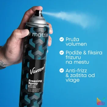 Matrix Vavoom Extra Full Freezing Volumizing Hairspray 500ml 2