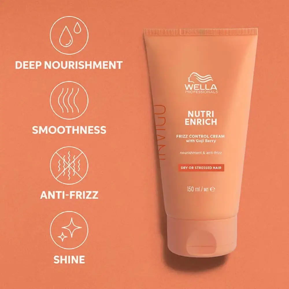 Wella-Professionals-Invigo-Nutri-Enrich-Straight-Cream-150-ml-4 Wella Invigo Nutri Enrich straight cream efekti hidratacija zaglađivanje anti frizz i sjaj kose