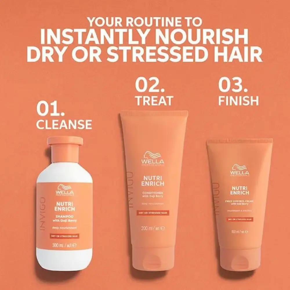 Wella-Professionals-Invigo-Nutri-Enrich-Straight-Cream-150-ml-7 Wella Invigo Nutri Enrich rutina nege kose šampon balzam i krema za zaglađivanje suve i oštećene kose