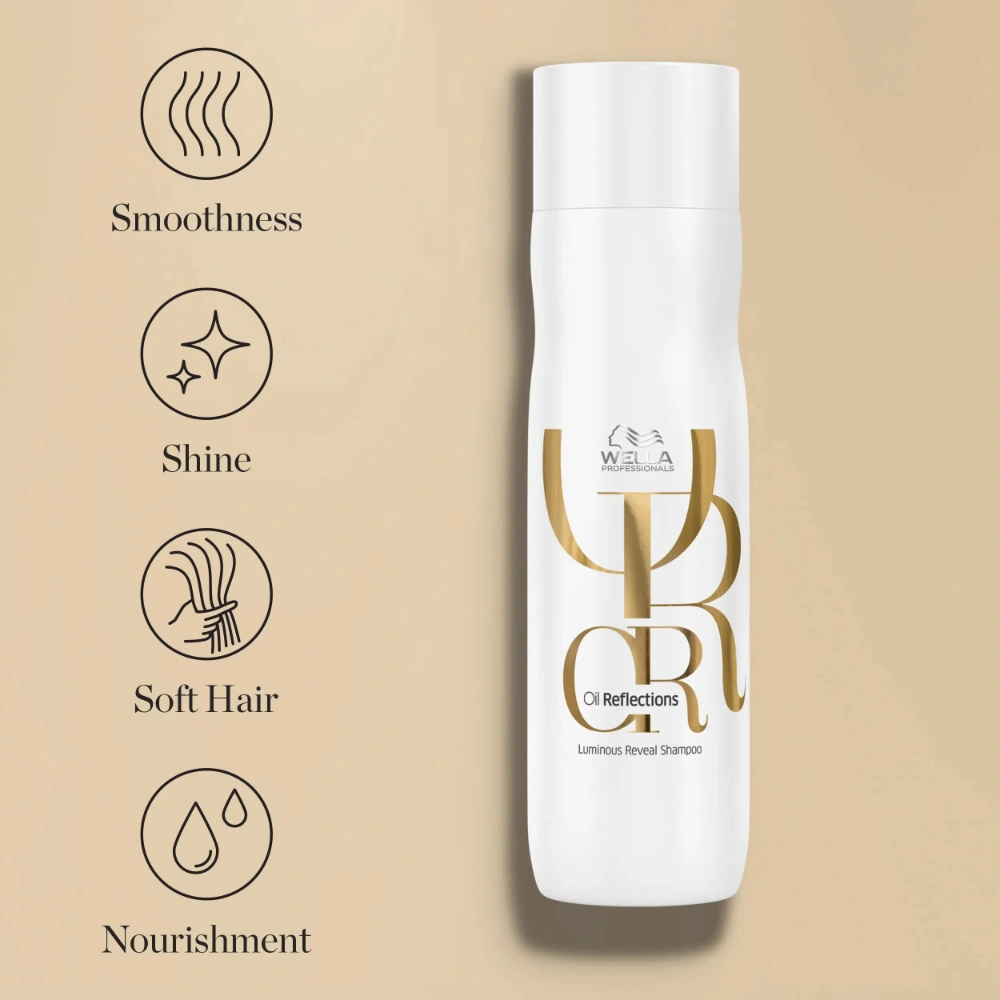Wella-Professionals-Oil-Reflections-Shampoo-250-ml-4 Wella Professionals Oil Reflections šampon - prednosti: dubinsko čišćenje, sjaj, mekoća i zaglađivanje kose