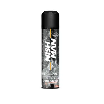 Nishman Color Spray Gliter Silver 150ml