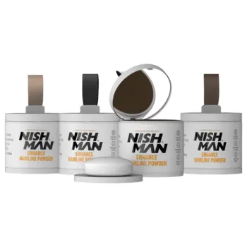 Nishman Enhance Hairline Powder Dark Brown 10g