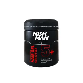 Nishman Hair Gel 5+ Gum Effect 750ml